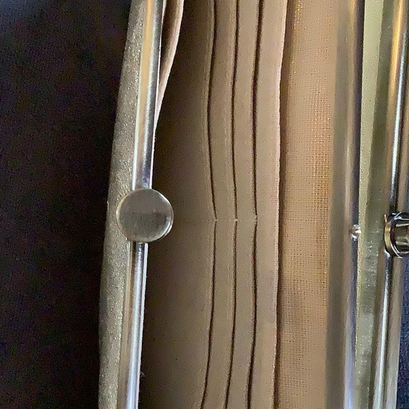 HOBO International Gold Lauren Clutch Wallet. Like New soft leather - Picture 8 of 13